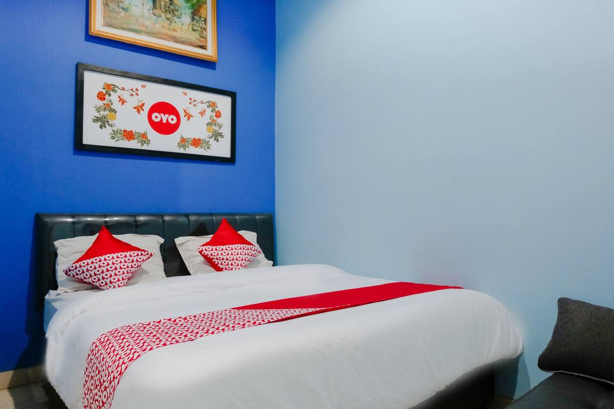 ห้องดีลักซ์ดับเบิล, 1 ห้องนอน | โต๊ะทำงาน, Wi-Fi ฟรี, ผ้าปูที่นอน