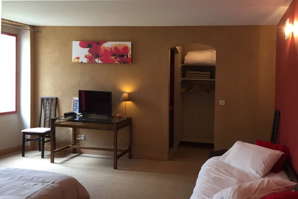 Twin kamer, niet-roken (Terre) | Individueel gedecoreerd, individueel gemeubileerd, geluiddichte muren