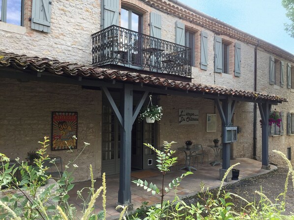 Voorkant van accommodatie