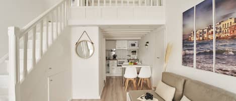 City Apartment, Annex Building | Living area | Flat-screen TV