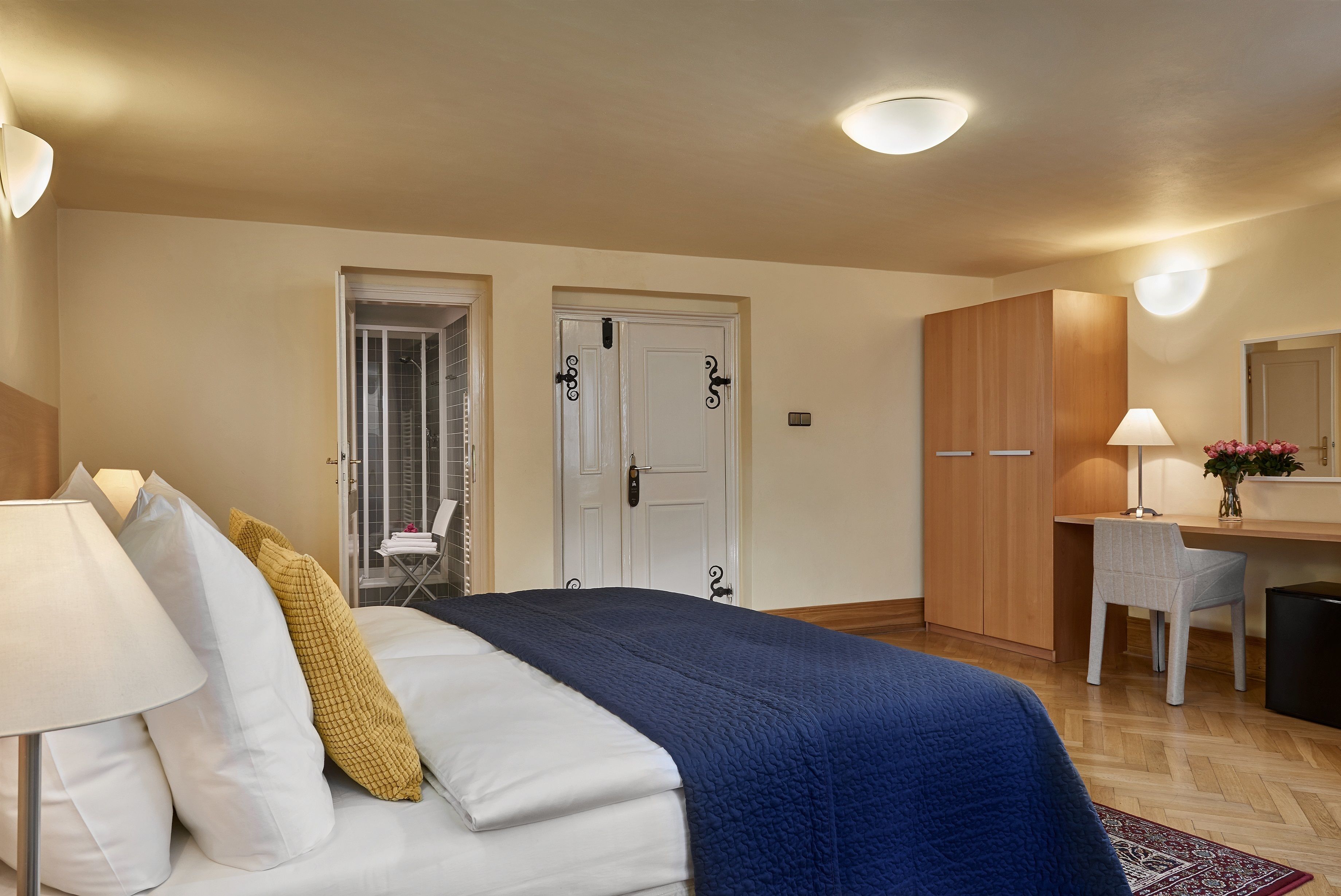 triple room, city view | desk, laptop workspace, iron/ironing board, free wifi