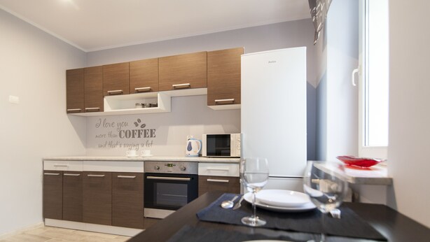 Apartment | Private kitchen - Apartamenty Białystok - Mazowiecka 39 (Bialystok)