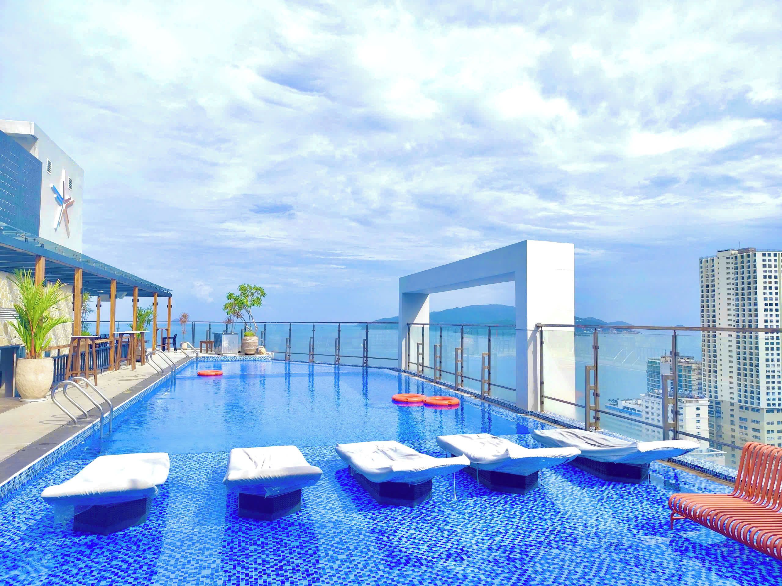 Rooftop pool