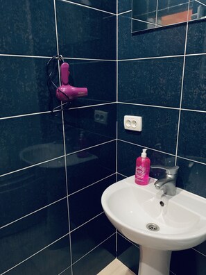 Apartment | Badezimmer | Dusche, Haartrockner, Handtücher, Seife