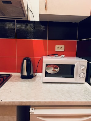 Studio | Microwave - Moisha Apartment Kotlyarskaya 10-28 (Lviv)