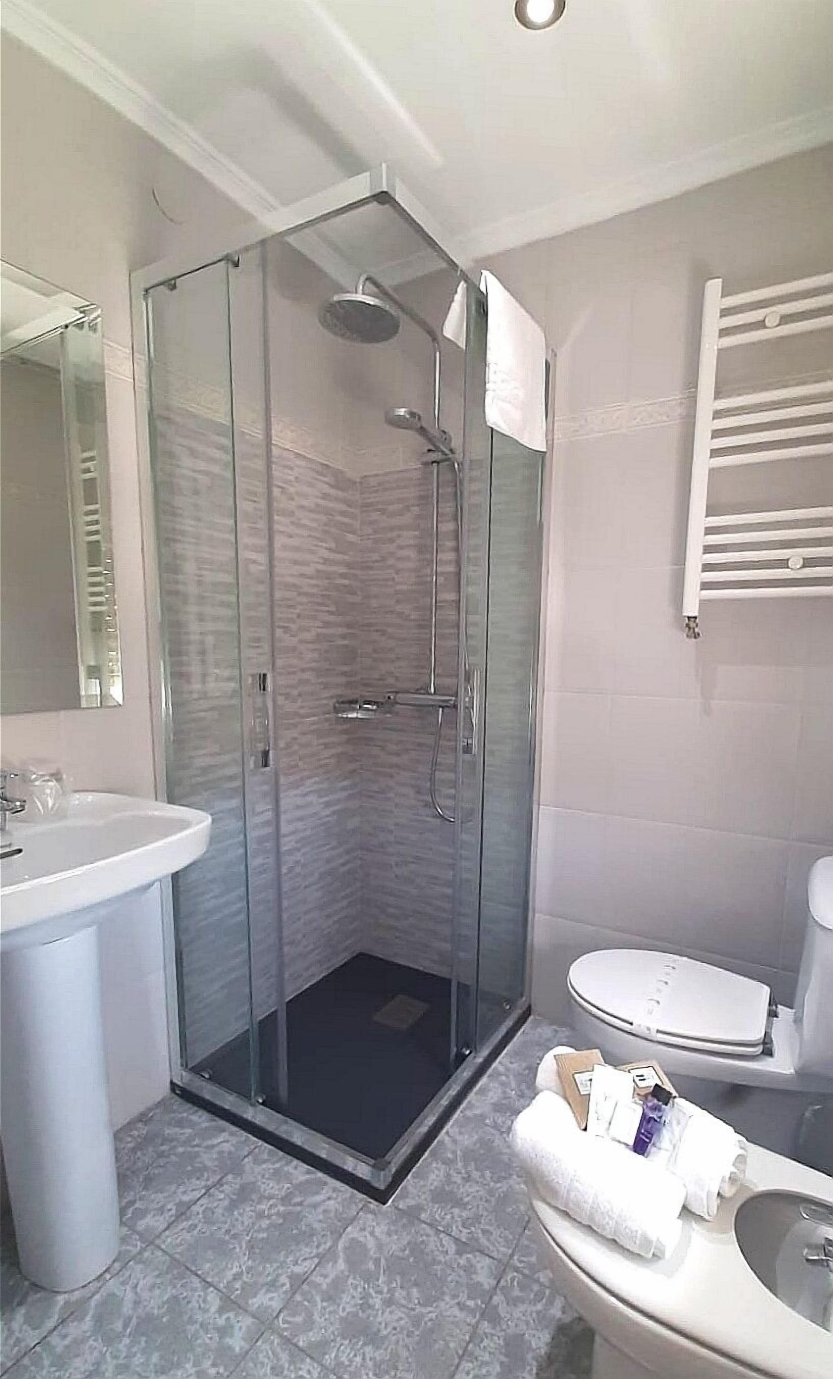 double room, 1 double bed (view of selgas palace complex) | bathroom | free toiletries, towels