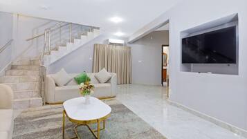 43-inch Smart TV with cable channels