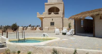 Studio with palapa, pool and great view in great 5 hectares