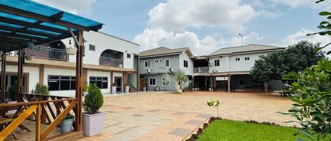 Fassade der Unterkunft