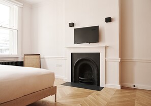 Lägenhet - 1 sovrum (Flat 4) | Värdeförvaringsskåp på rummet, strykjärn/strykbräda och gratis wi-fi