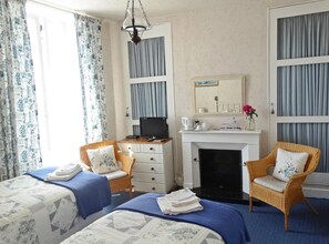 Individually decorated, individually furnished, iron/ironing board