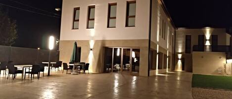 Front of property - evening/night