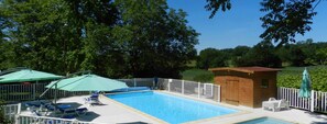 Seasonal outdoor pool