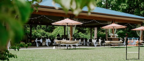 Utendørs bankettområde