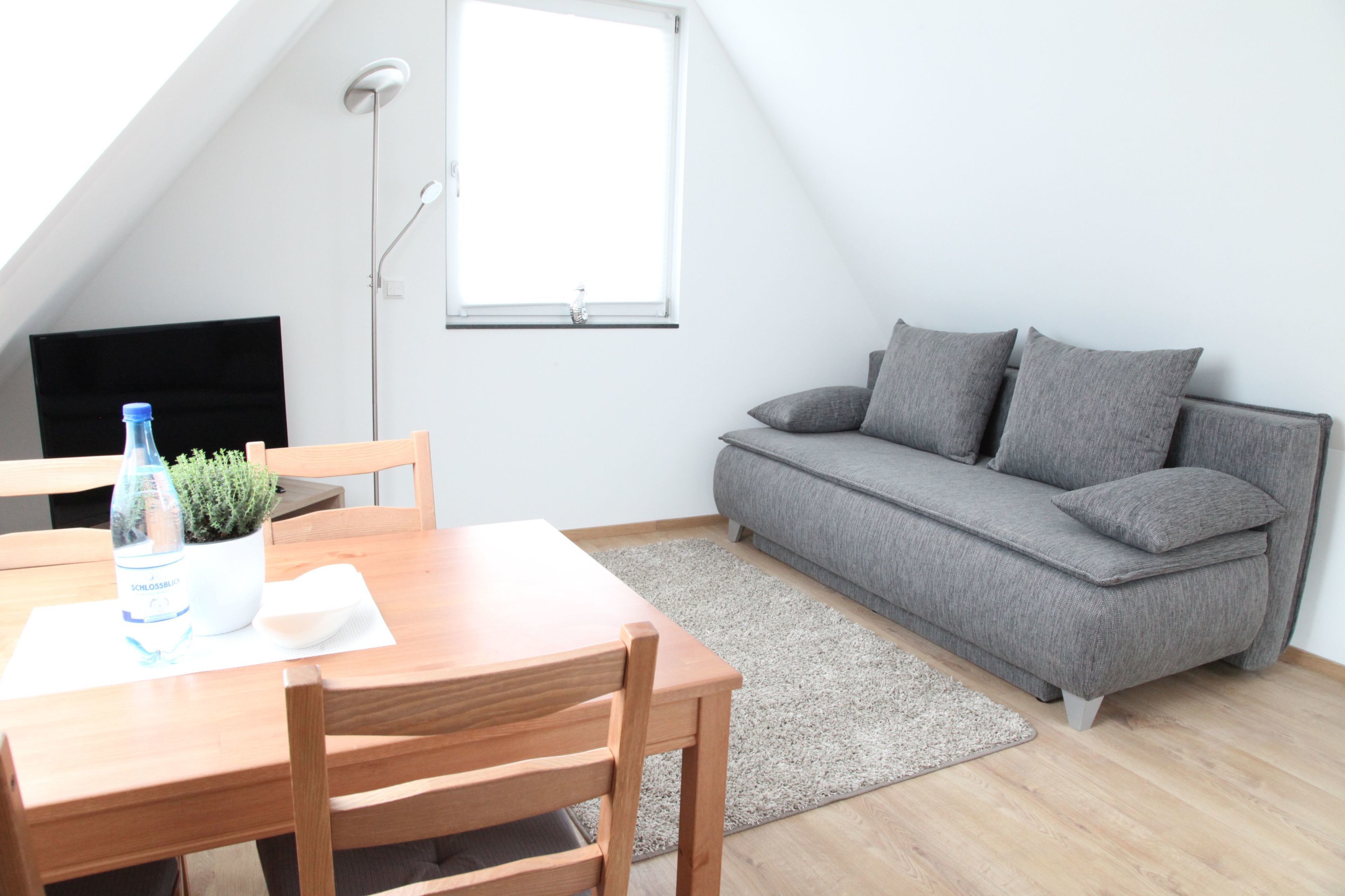 Apartment (Wendlingen) | Wohnbereich | Flachbildfernseher, Netflix, Streaming-Dienste