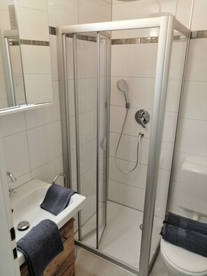 Shower, hair dryer, towels, soap - Mike's apartment incl. Oberstaufen Plus Card (Steibis)