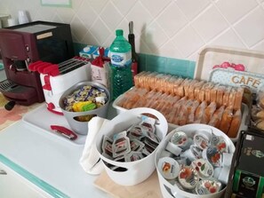 Selvbetjent frokost er inkludert hver dag