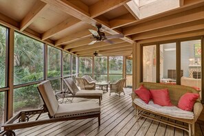 Vue depuis l’hébergement