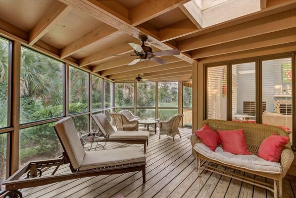 Vue depuis l’hébergement