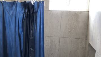 Standard Apartment, 1 Double Bed | Bathroom | Shower, rainfall showerhead, free toiletries, towels