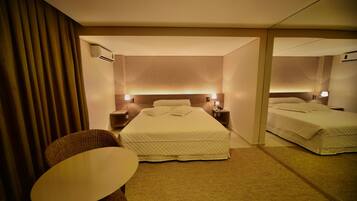 Minibar, desk, blackout curtains, soundproofing