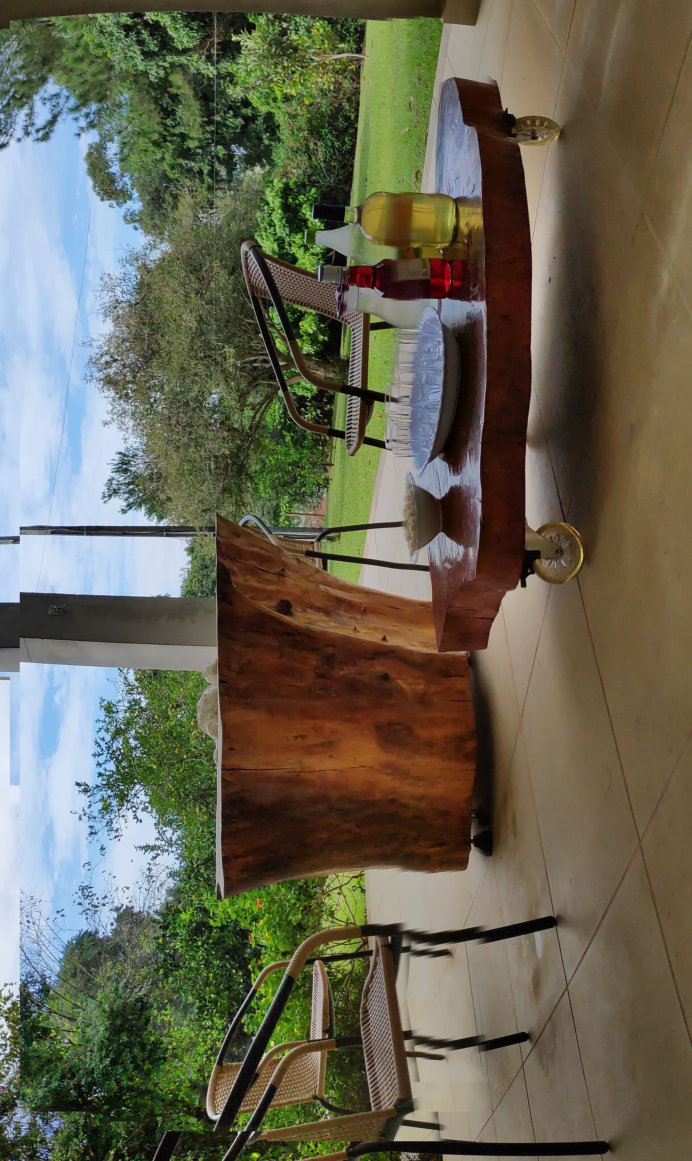 Opções para refeição ao ar livre