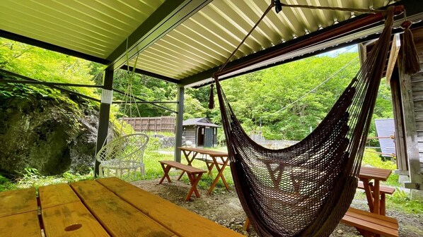 Opções para refeição ao ar livre