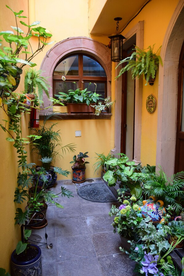 Interior entrance