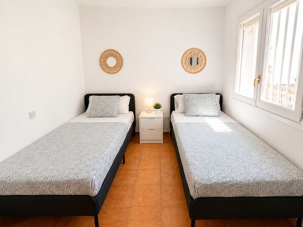 3 bedrooms, iron/ironing board, travel cot, free WiFi