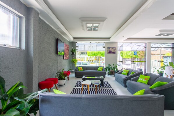 Zona de estar del vestíbulo