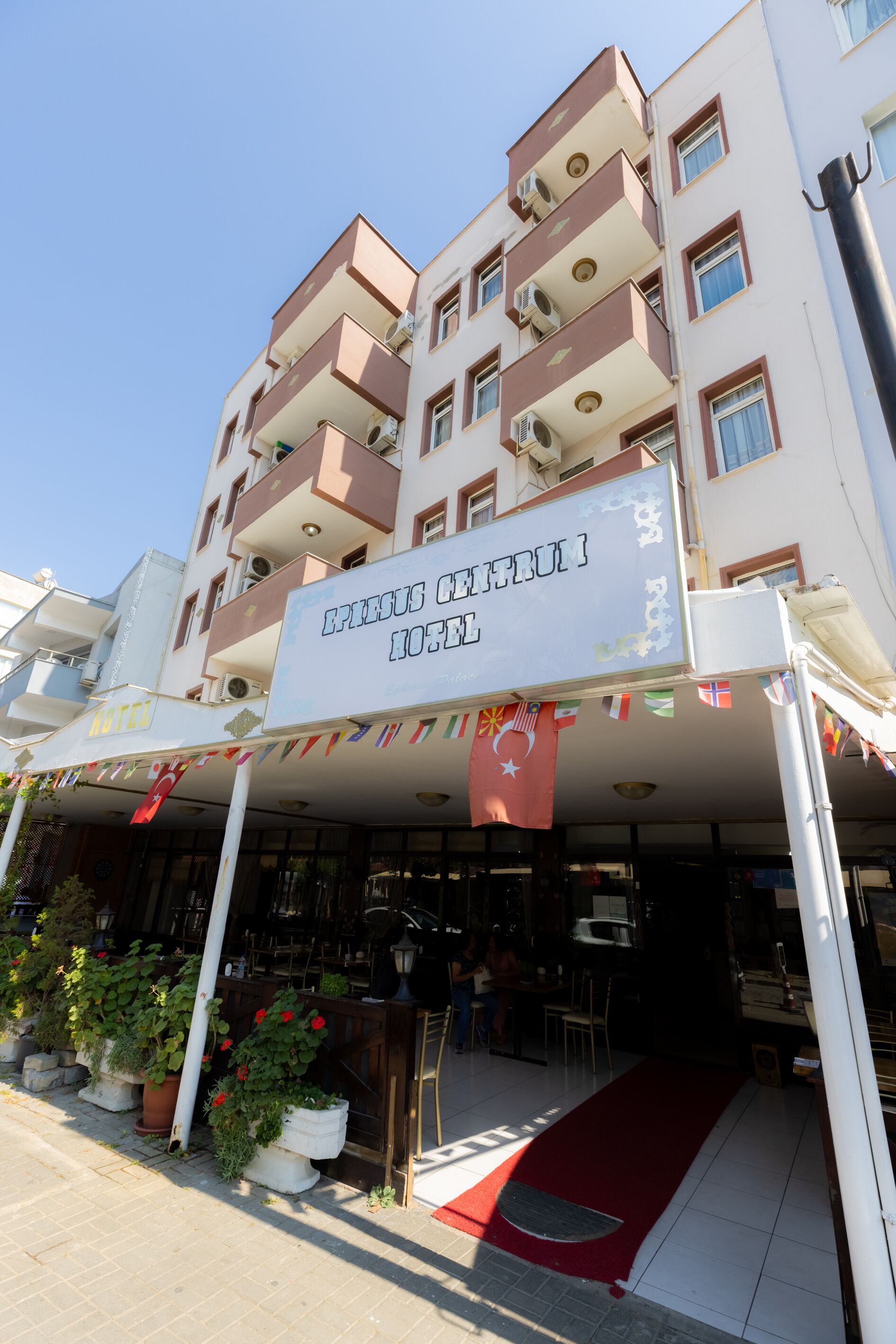 Voorkant van accommodatie