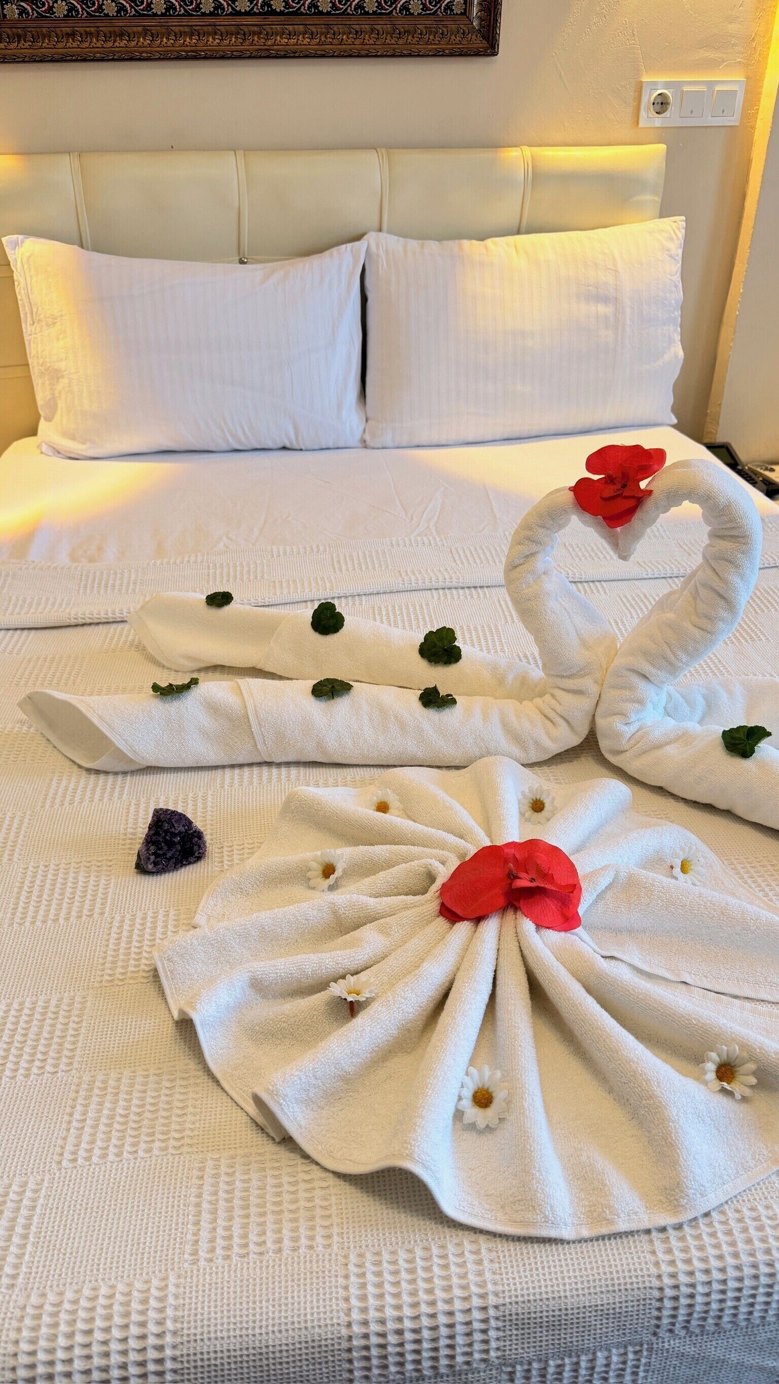 Deluxe driepersoonskamer | Lakens van Egyptisch katoen, luxe beddengoed, geluiddichte muren
