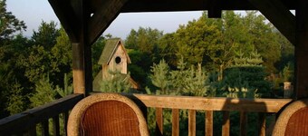 Whimsical Gatehouse at Dark Horse Retreat