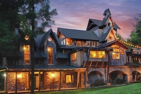 Exterior. Whimsical Gatehouse at Dark Horse Estate