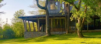 Whimsical Gatehouse at Dark Horse Retreat