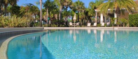 公寓, 多張床 (3 bedroom OAKWATER RESORT nearst Disn) | 室外游泳池