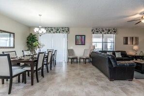 House, Multiple Beds (Champions Gate Luxury 5 Bedroom Reso) | Living area | TV