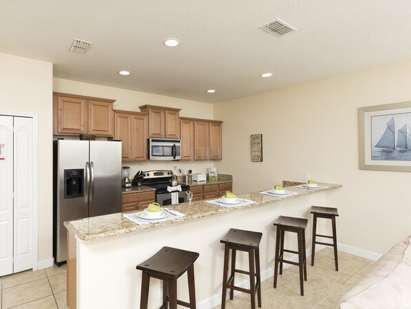Apartment, Multiple Beds (Amazing 4 Bedrs Paradise Palms 4PPT30) | Private kitchen | Fridge, microwave, stovetop, dishwasher - Amazing 4 Bedrs Paradise Palms 4ppt30bp33 (Kissimmee)