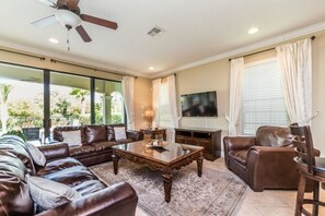 Living area - 1041cp Amazing Reunion Resort Golf Course (Kissimmee)