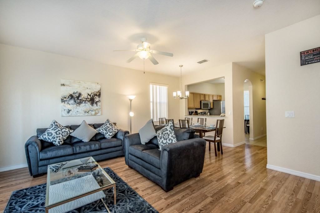 Apartment, Multiple Beds (1104CAL 4 bedroom Townhome in a Resor) | Living area | LED TV