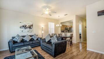 Apartment, Multiple Beds (1104CAL 4 bedroom Townhome in a Resor) | Living area | LED TV
