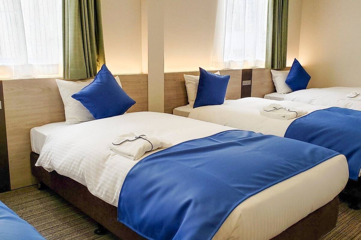 1 bedroom, down duvets, desk, blackout curtains