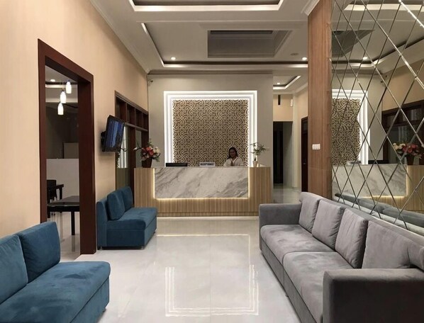 Sala de estar en el lobby