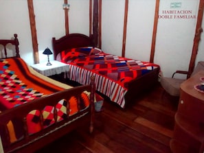 Family Double or Twin Room, River View | Individually decorated, individually furnished, laptop workspace - La Posada del Cucú (Salento)