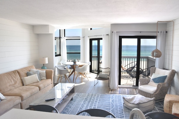 Wide open water views from every door and window