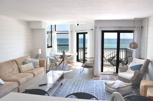 Smart TV, DVD player, books, video library