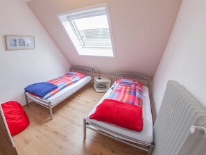 2 bedrooms, iron/ironing board, travel crib, WiFi