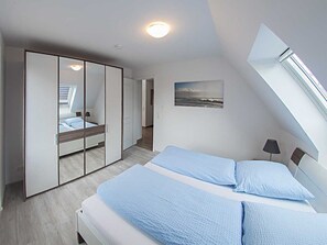 2 bedrooms, iron/ironing board, travel crib, WiFi