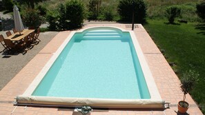 Una piscina riscaldata