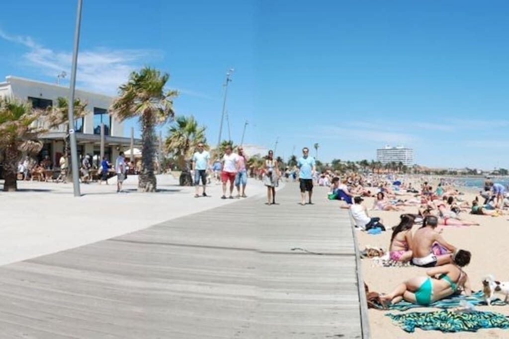 Beach nearby, beach towels